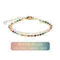 Master Healer 3mm + 2mm Layered Bracelet Stack 2