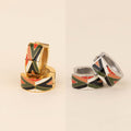 Mid Mod Super Chunky Huggie Hoop Earrings 5