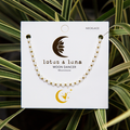 Gold Moon Dancer 3mm Healing Necklace 10