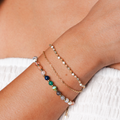 Good Fortune + Growth 2mm Layered Healing Bracelet 5