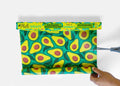 Beeswax Wrap Bulk Roll - Avocado Print 1