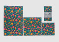 Beeswax Food Wrap - Fall Bloom Print 6
