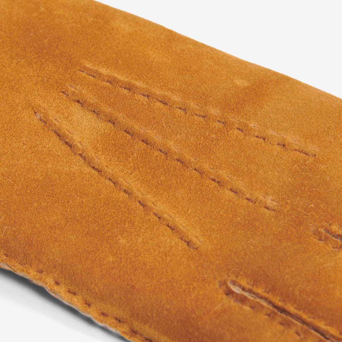 Beatrice - Italian suede leather gloves with luxurious natural sheep fur lining