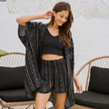 Akha Tribal Print Kimono 7