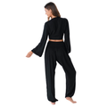 Black Daydreamer Top + Harem Pants Set 5