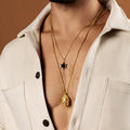Grounded in Hope Black Onyx Star of David Necklace 2