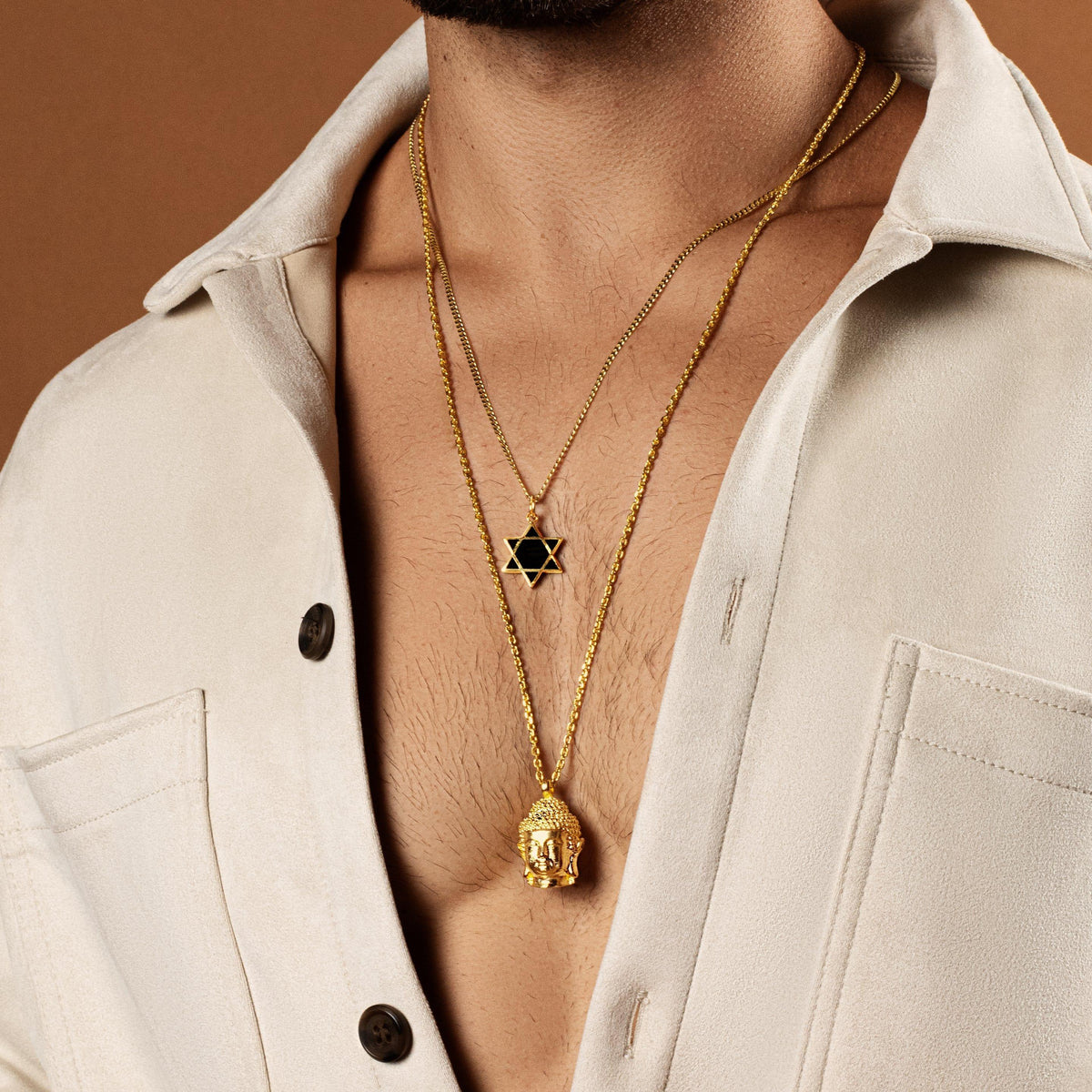 Grounded in Hope Black Onyx Star of David Necklace