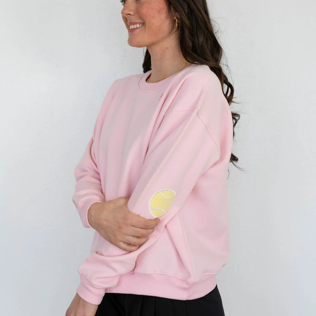 Tennis patches sweatshirt