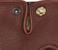 Diego (brown) - Italian gloves made of American deerskin leather with rabbit fur lining 8