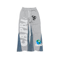 DENIM FLARED SWEATS. 3