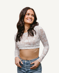Full Lace Long-Sleeved Halftee 3