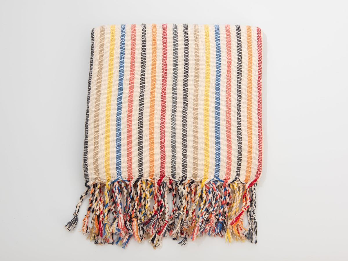 New Rainbow Cotton Linen Towel