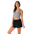 Black Cotton Cabana Shorts 4