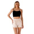 Cream Cotton Cabana Shorts 6