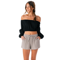 Stone Cotton Cabana Shorts 8
