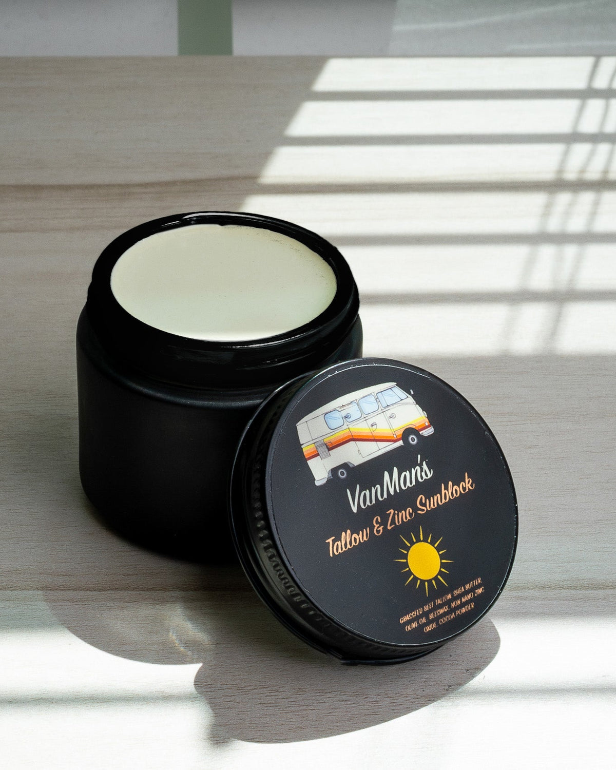VanMan’s Tallow & Zinc SunBlock - 2 oz