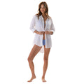 White Boyfriend Button Up 7