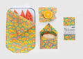Beeswax Food Wrap - Sunrise Shell Print 5