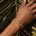 Tranquil Voice Amethyst Rose Quartz Tourmaline Triple Protection Wrap 2