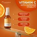 Cosmedica Skincare Vitamin C Serum for Face with Hyaluronic Acid – Anti Aging Serum for Dark Spots, Fine Lines, Wrinkles – Hydrating Collagen Booster for Women & Men 5
