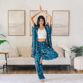Cosmic Teal Harem Pants 6