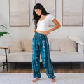Cosmic Teal Harem Pants 3