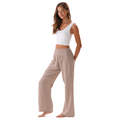 Stone Wide Leg Cotton Pants 4