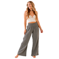 Granite Wide Leg Cotton Pants 4