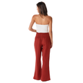 Seaside Spice Wide Leg Cotton Pants 5