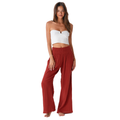 Seaside Spice Wide Leg Cotton Pants 6