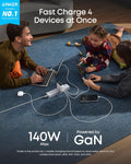 Anker Charger (140W, 4-Port, PD 3.1) with USB-C Cable 8