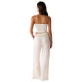 Cream Cotton Cabana Pants 5