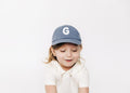 Dusty Blue Letter Baseball Hat 10