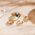 Vivid Personality Chakra Evil Eye Ring 4