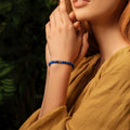 Wise Guidance Lapis September Birthstone Evil Eye Bracelet 2