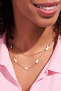 PEEPS® Pearlized Bunny Charm Necklace 4