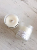 GRAPEFRUIT & MINT LEAVES | VIRGIN COCONUT CRÈME WAX & WOODEN WICK CANDLE 6