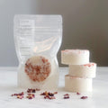 ROSEWATER + HIBISCUS ORGANIC COCO MANGO BUTTER EXFOLIATING SOAP 1