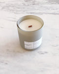 SANDALWOOD & SMOKE | VIRGIN COCONUT CRÈME WAX & WOODEN WICK CANDLE 3