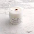 GRAPEFRUIT & MINT LEAVES | VIRGIN COCONUT CRÈME WAX & WOODEN WICK CANDLE 3
