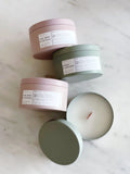 BASILIQUE D’ÉTÉ | SPRING/SUMMER LIMITED EDITION VIRGIN COCONUT CRÈME WAX & WOODEN WICK TRAVEL CANDLE 5