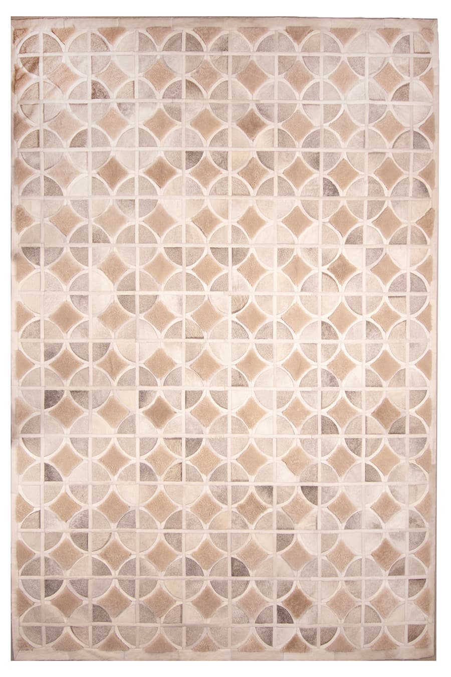 Alpha – Custom Cowhide & Shearling Rug