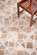 ALPHA – Custom Cowhide & Shearling Rug 1