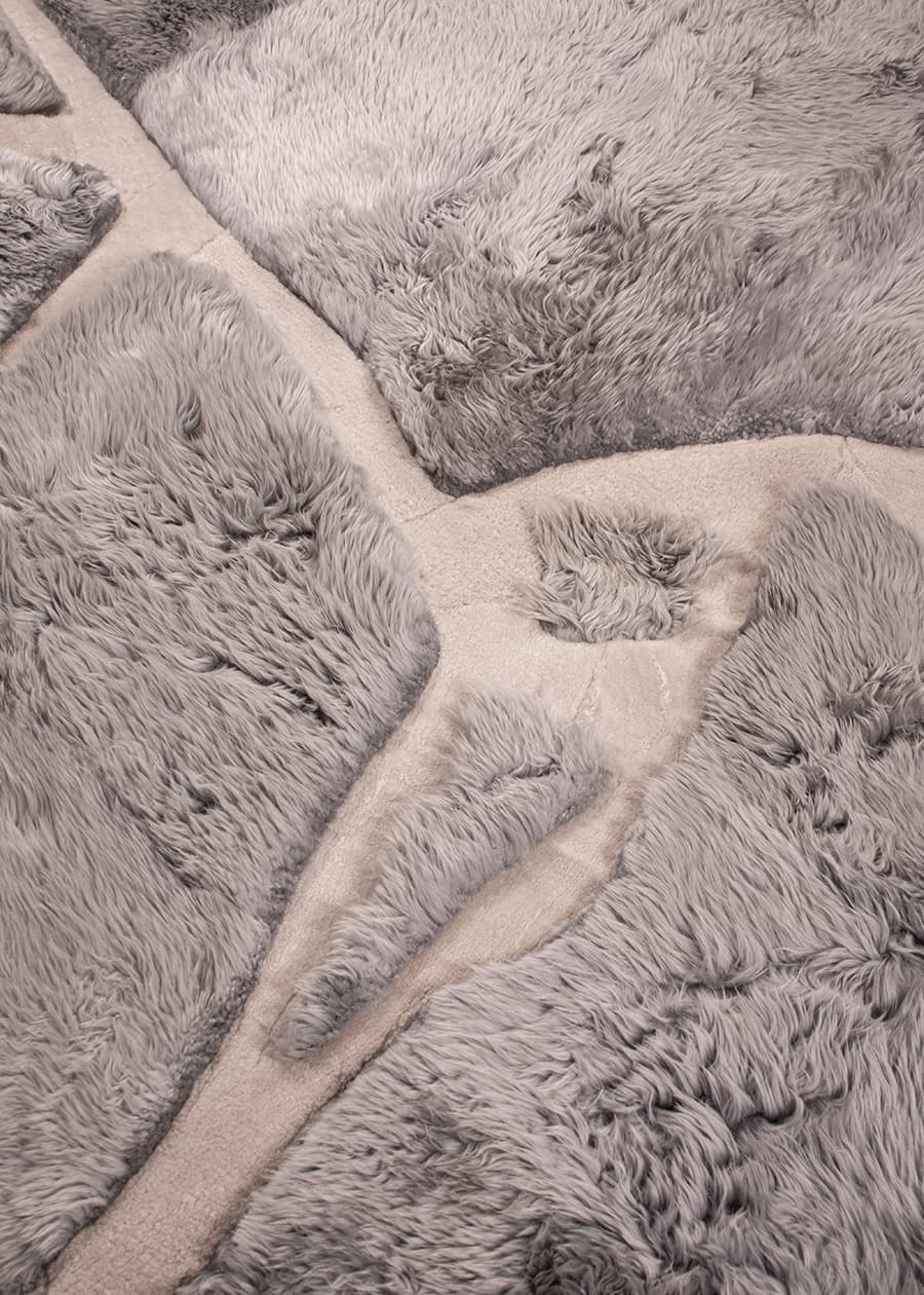 ARMOR High - Low Sheepskin Rug – Sculpted Texture in Custom Sizes – view 6
