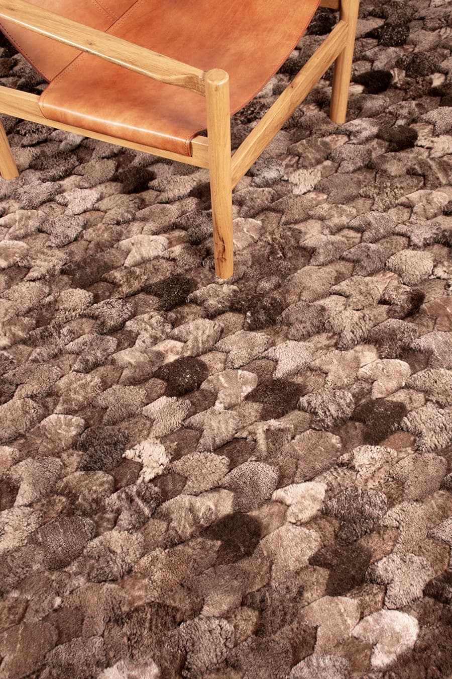 Arrows – Hi-Low Sculpted Shearling Rug – view 5