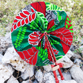 Hudah African Print Folding Hand Fan 1