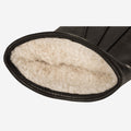 Aldo (black) - Italian lambskin leather gloves with lambswool lining & touchscreen feature 4