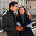 Alessa (sky) - Classic Italian lambskin leather driving gloves 4