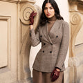 Alessa (cordovan) - Classic Italian lambskin leather driving gloves 2