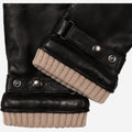 Alonzo (black) - Italian lambskin leather gloves with cashmere lining & touchscreen feature 4